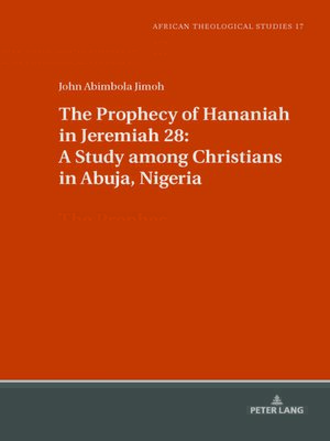 cover image of The Prophecy of Hananiah in Jeremiah 28